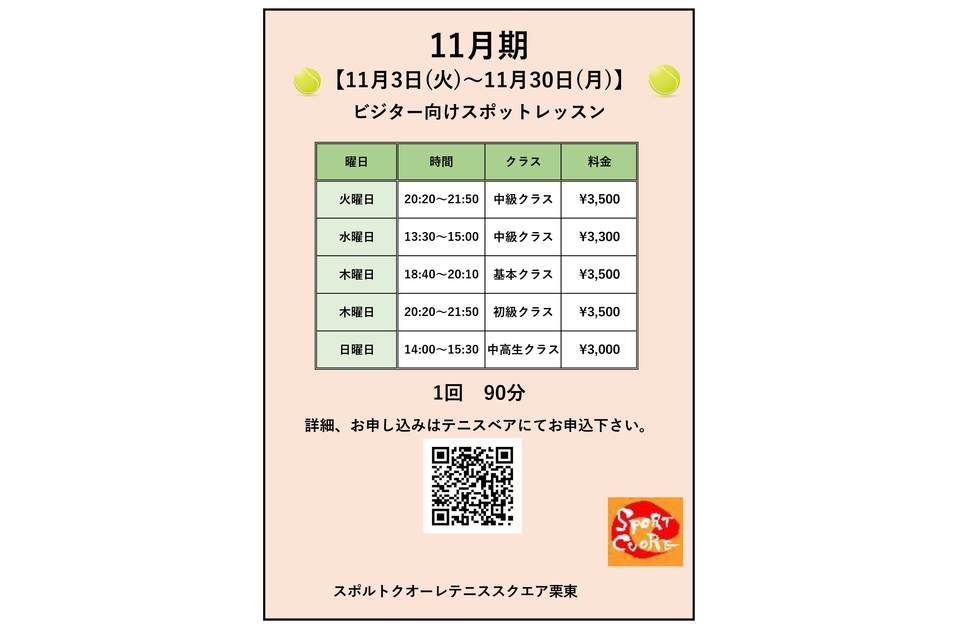 11月期ビジター向けスポットレッスンpop_page-0001